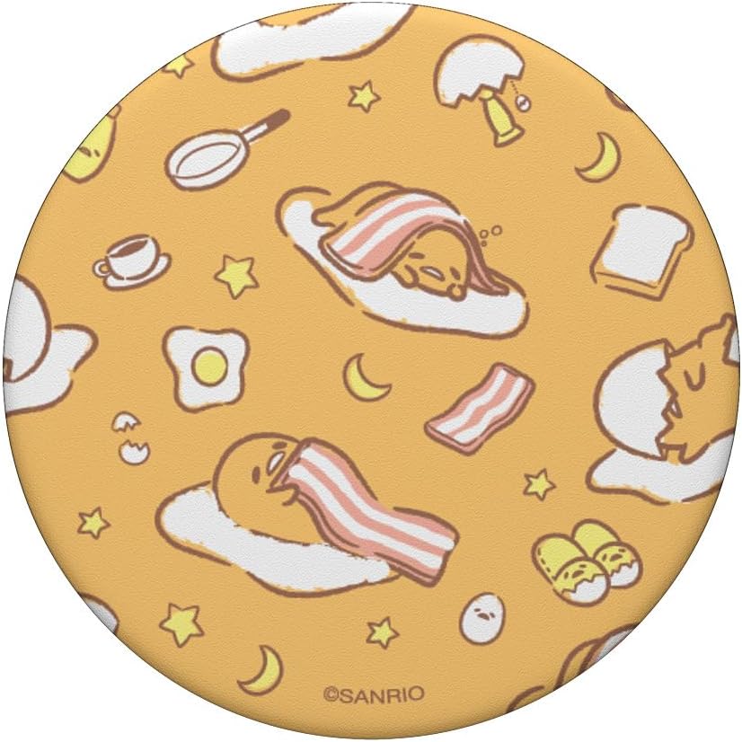 Gudetama Bacon Blanket PopSockets Adhesive PopGrip - Image 3