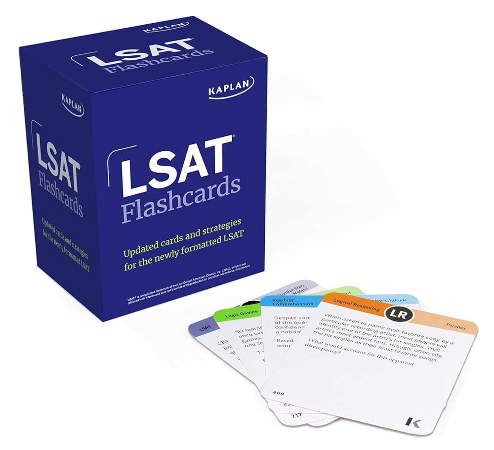 LSAT Prep Flashcards: Updated cards and strategies for the