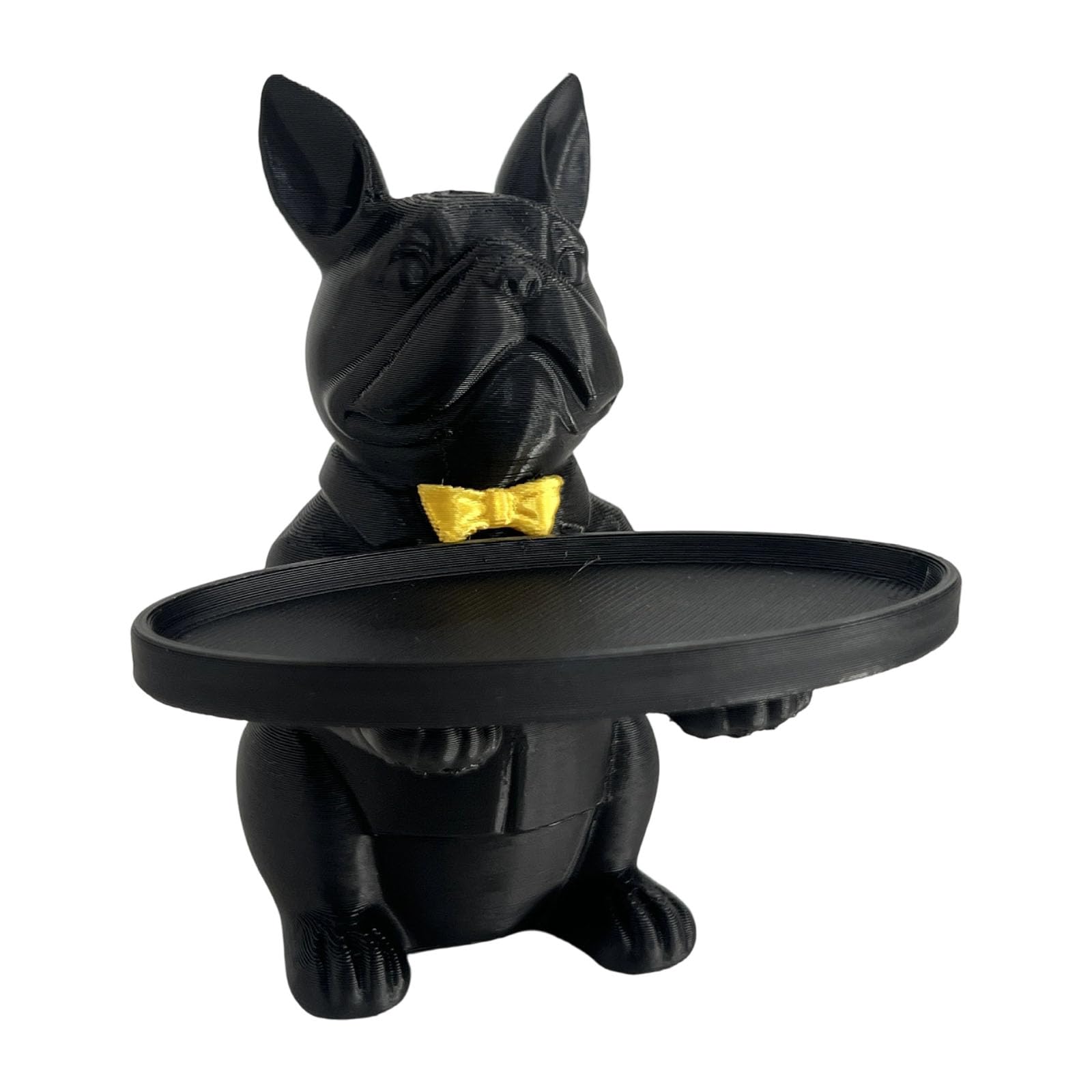 hogtnd Adorable Dog Figurines Sculpture Decorative Bowl, Dog Statue for Jewelry Storage Home Decor Entrance Table Key for Entrance Table Decorative Bowl Holder