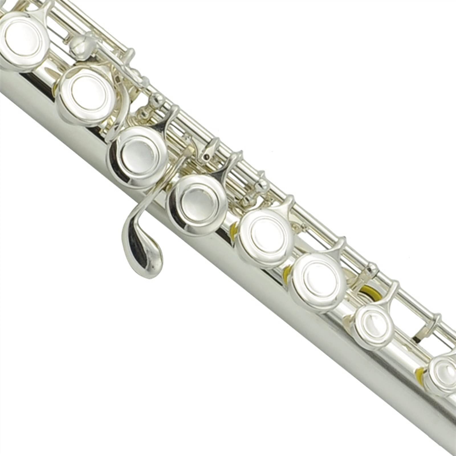 Studente Flauto Flauto Da Esame A 16 Buche Placcato Argento Flauto C-tune Strumento Musicale Flauto Principiante Studente Placcato Argento Flauto Set
