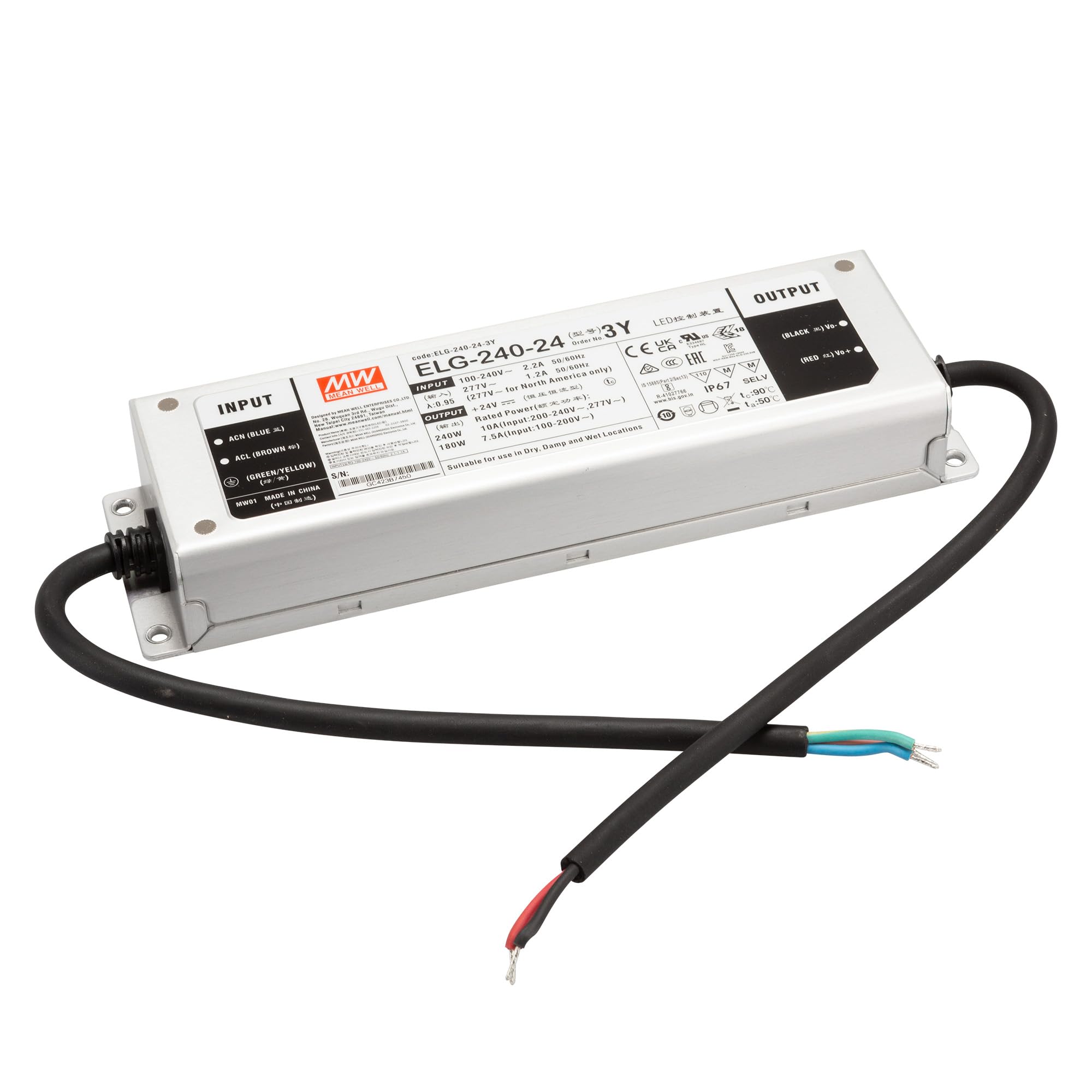 DC 12 V AC 90-265 V 50 Watt Ingresso LED Trasformatore Alimentatore Impermeabile IP67 LED Driver In Alloggiamento In Lega Di Alluminio Adatto Per Striscia LED, Modulo LED E Luci DC Per - Foto 6