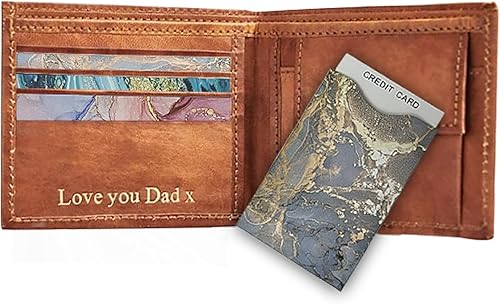 Miniatura 6 de Juego de 10 fundas de bloqueo RFID, tarjetero para mujeres y hombres, protege las tarjetas de identidad del robo electrónico de viaje (estilo mármol)