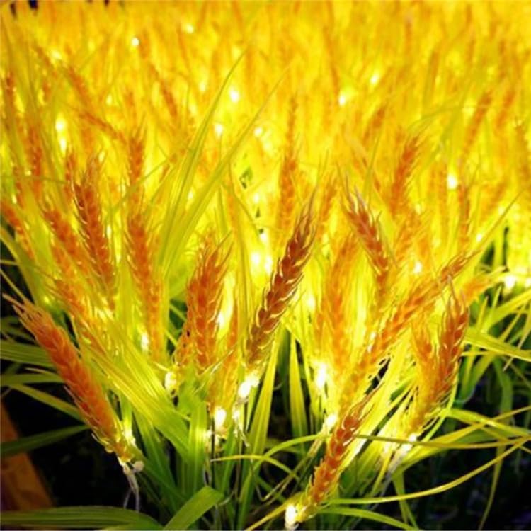 CLOUDSALE Modern Lighting Garden Artificial Natural Led Golden Wheat Spike Plant Led Light Stand Wheat Grain Decorative Lamp(Pack of 10 with Driver)-image-44