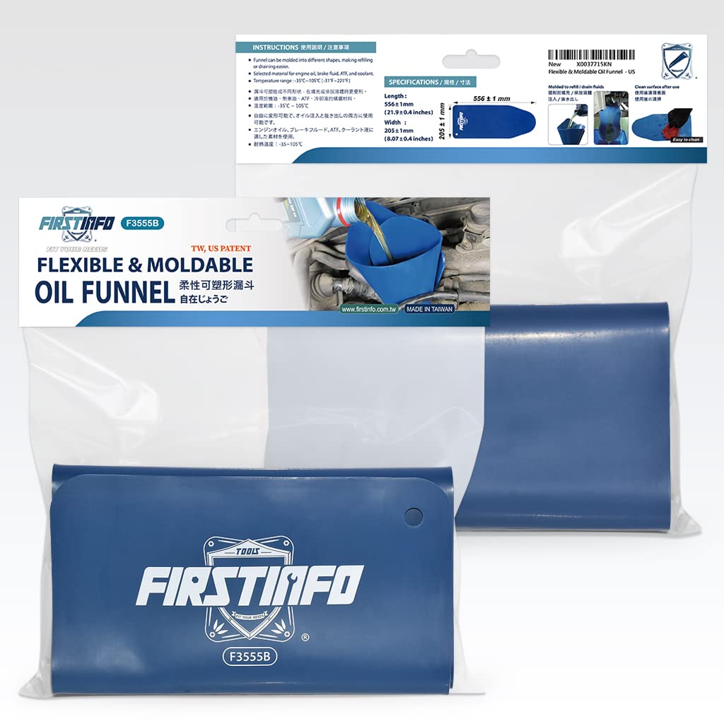 FIRSTINFO F3555B | Entonnoir Flexible | Moulable Entonnoir | 556mm