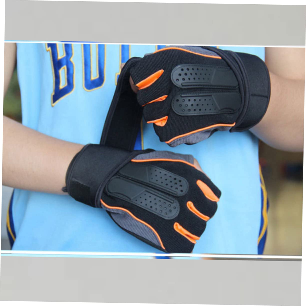 INOOMP 1 Paio Di Guanti Ciclismo Guanti Ginnastica Per Uomo Guanti Palestra Donna Guanti Ginnastica Uomini Con Impugnatura Guanti Allenamento Polso Donna Guanto