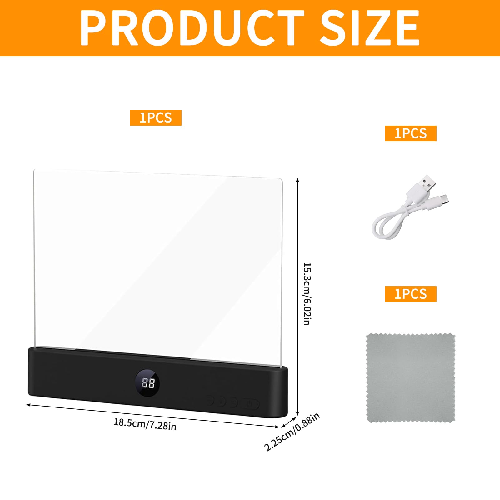 Luz Para Leer Libros En La Cama,Reading Light,Luces planas Inteligentes para leer Por la Noche,Genérico Smart LED Book Light,Luces Planas para Libros,para lectores,Hogar,Viajes,Oficina,Escuela