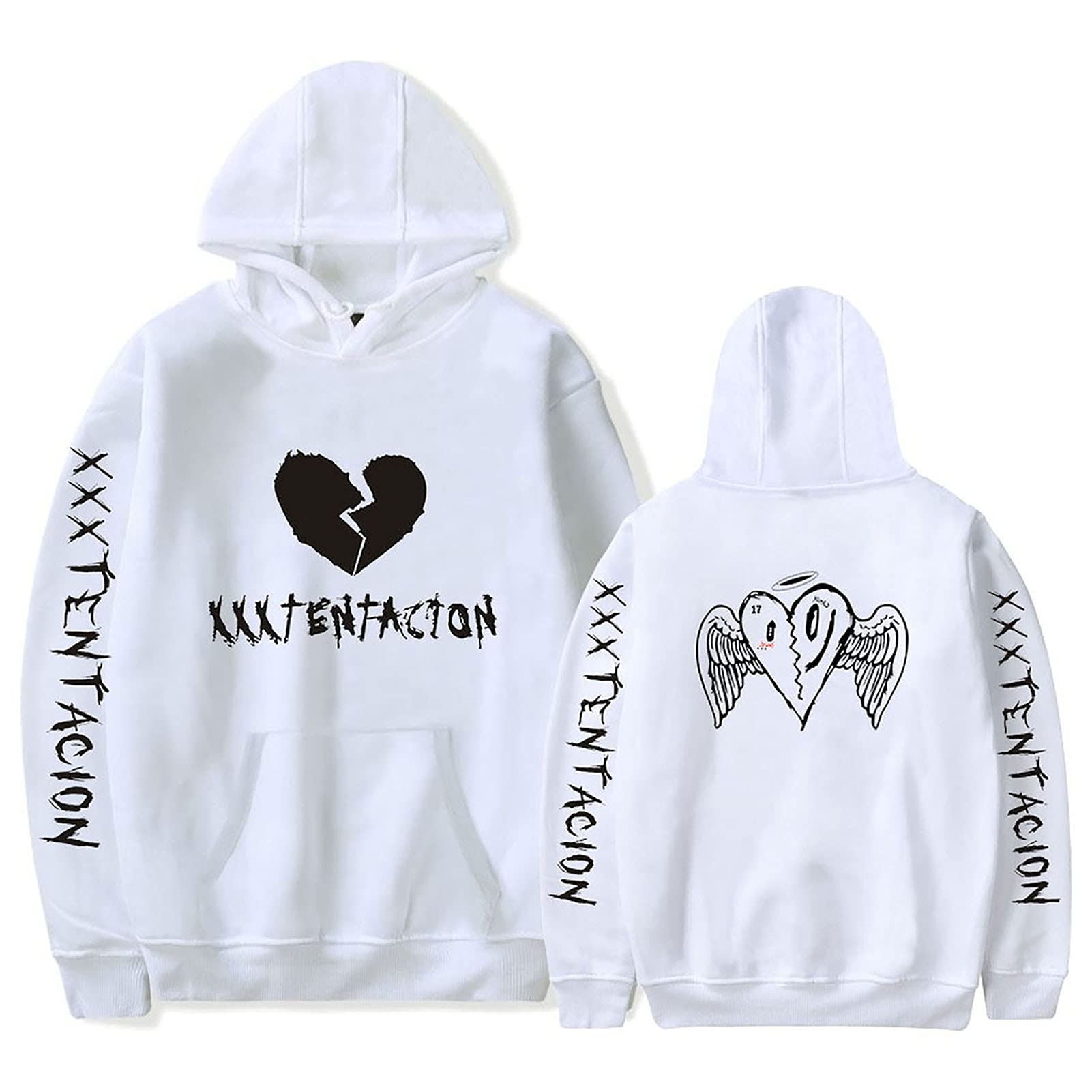 Sweat à capuche Xxxtentacion imprimé pull athlétique et tendance - 3