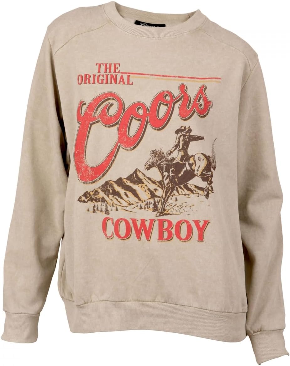 Changes Coors The Original Cowboy Mineral Wash Women's Crew Sweatshirt