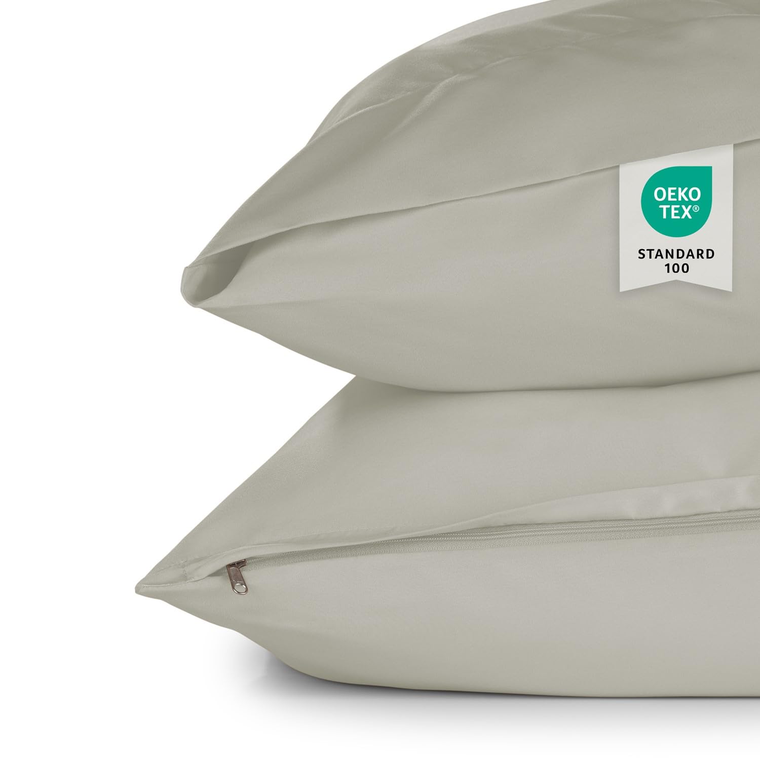 Blumtal Federe Cuscini Divano 40x80 cm - Set di Copricuscini per Divani in Microfibra a 2 Pezzi con Chiusura a Busta, certificati Oeko-Tex, extra morbidi e lavabili - Verde Oliva