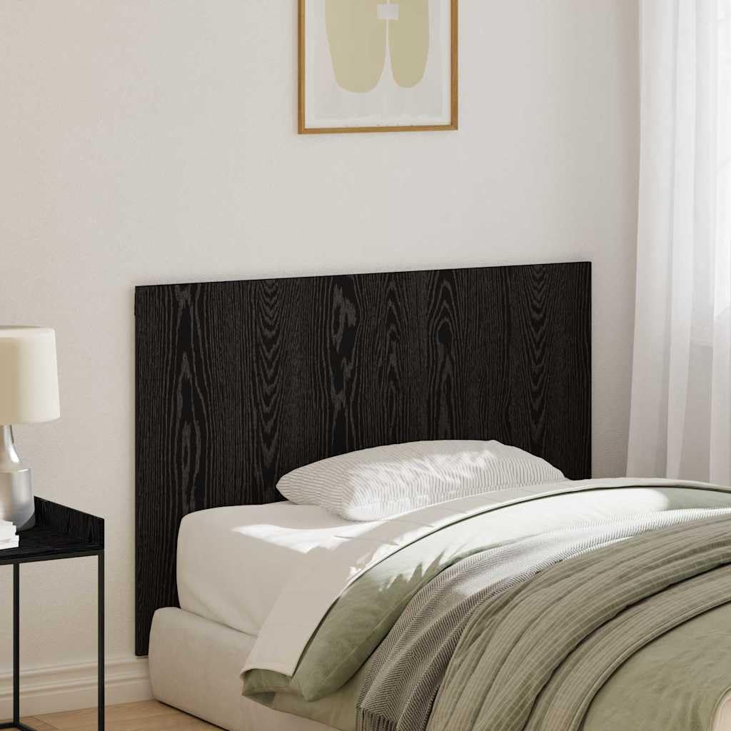 Cabecero Roble Negro 120 x 1 5 x 80 cm Madera contrachapada Cabeceros Moderno, Cabezales Cama, Muebles Habitacion, Cama Cabeza