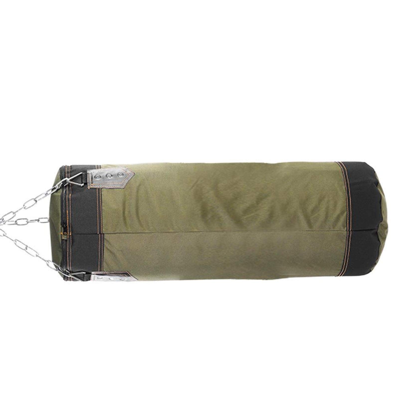 Sacco da boxe vuoto, sigillo con cerniera in PU Sacco di sabbia vuoto Pratica sabbia per(green, 60CM)