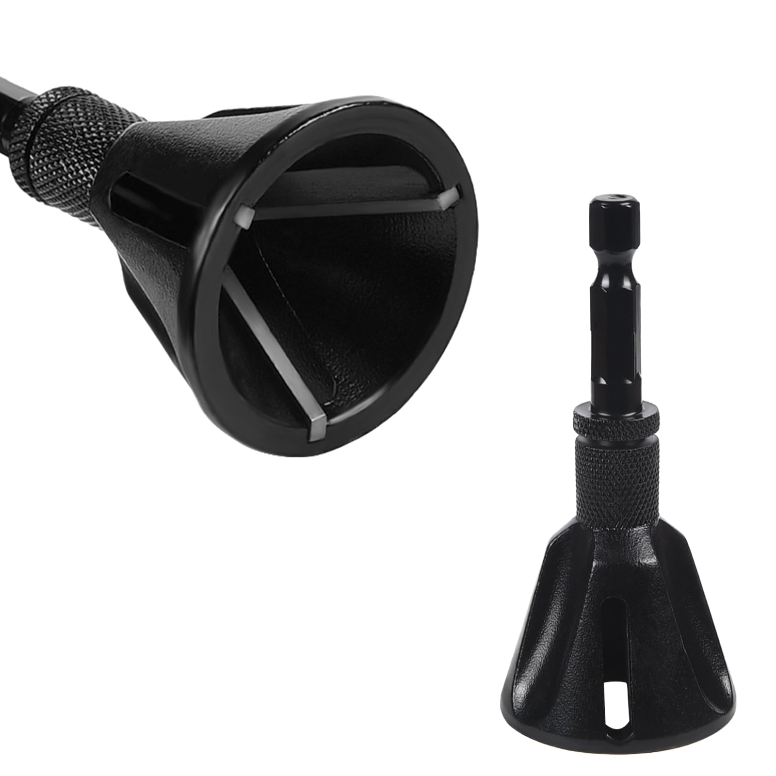 WALENI Herramienta De Chaflán Externo De Desbarbado, Herramientas De Rebabas De Acero Inoxidable Para Herramienta De Perforación De Metal (color : Plata