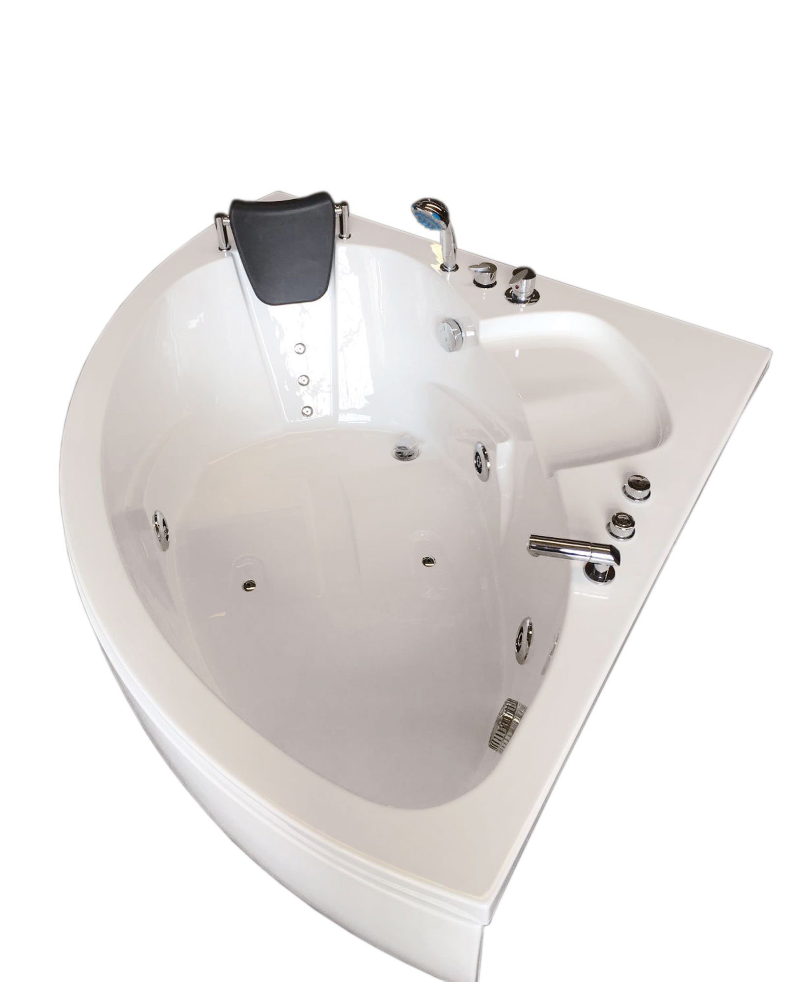 VASCA 135 x 135 cm BAGNO IDROMASSAGGIO ANGOLARE 2 PERSONE SPA Modello Dubai