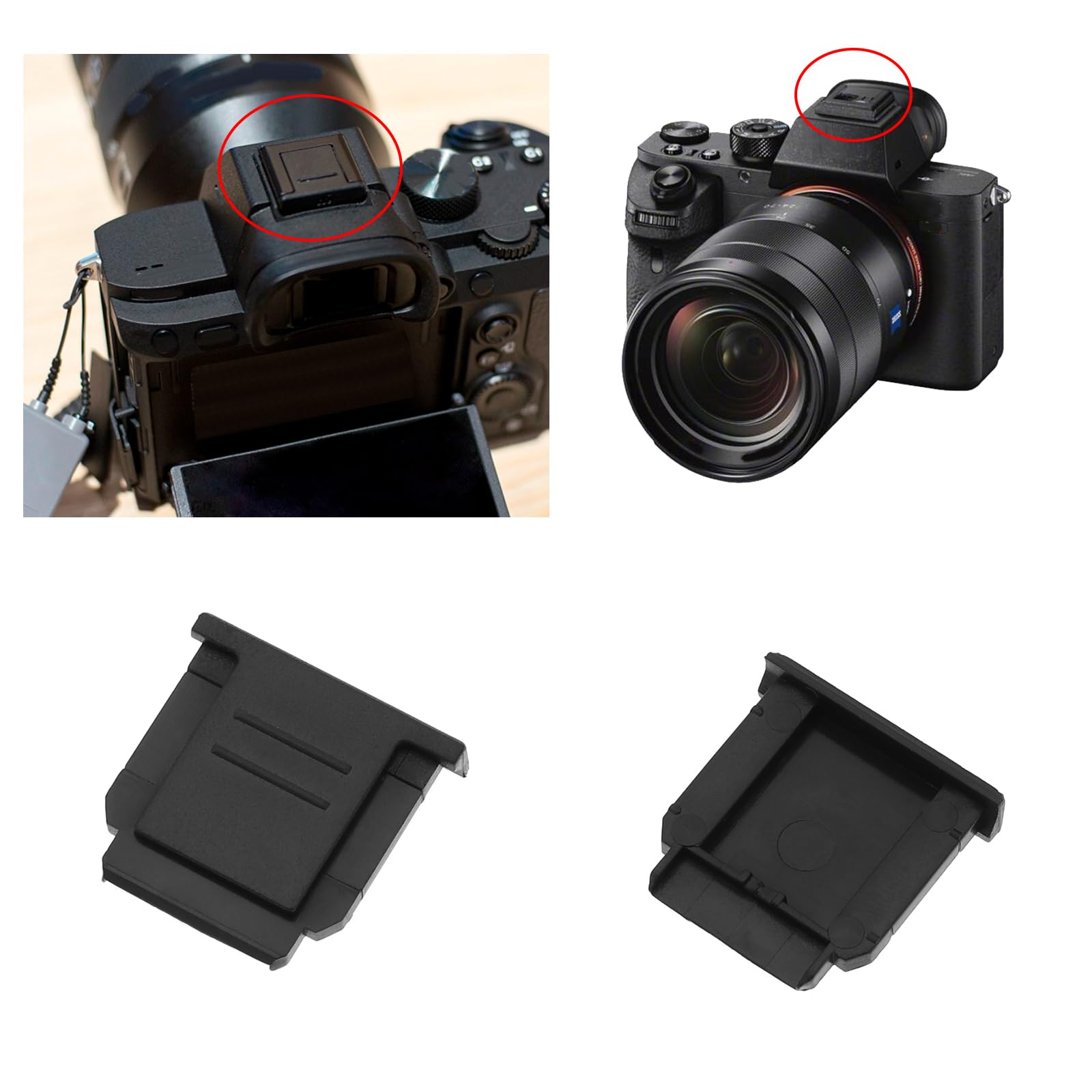 The Lord of the Tools EP-11 Eyecup Eyepiece Viewfinder, Hot Shoe Protective Cover - Image 3