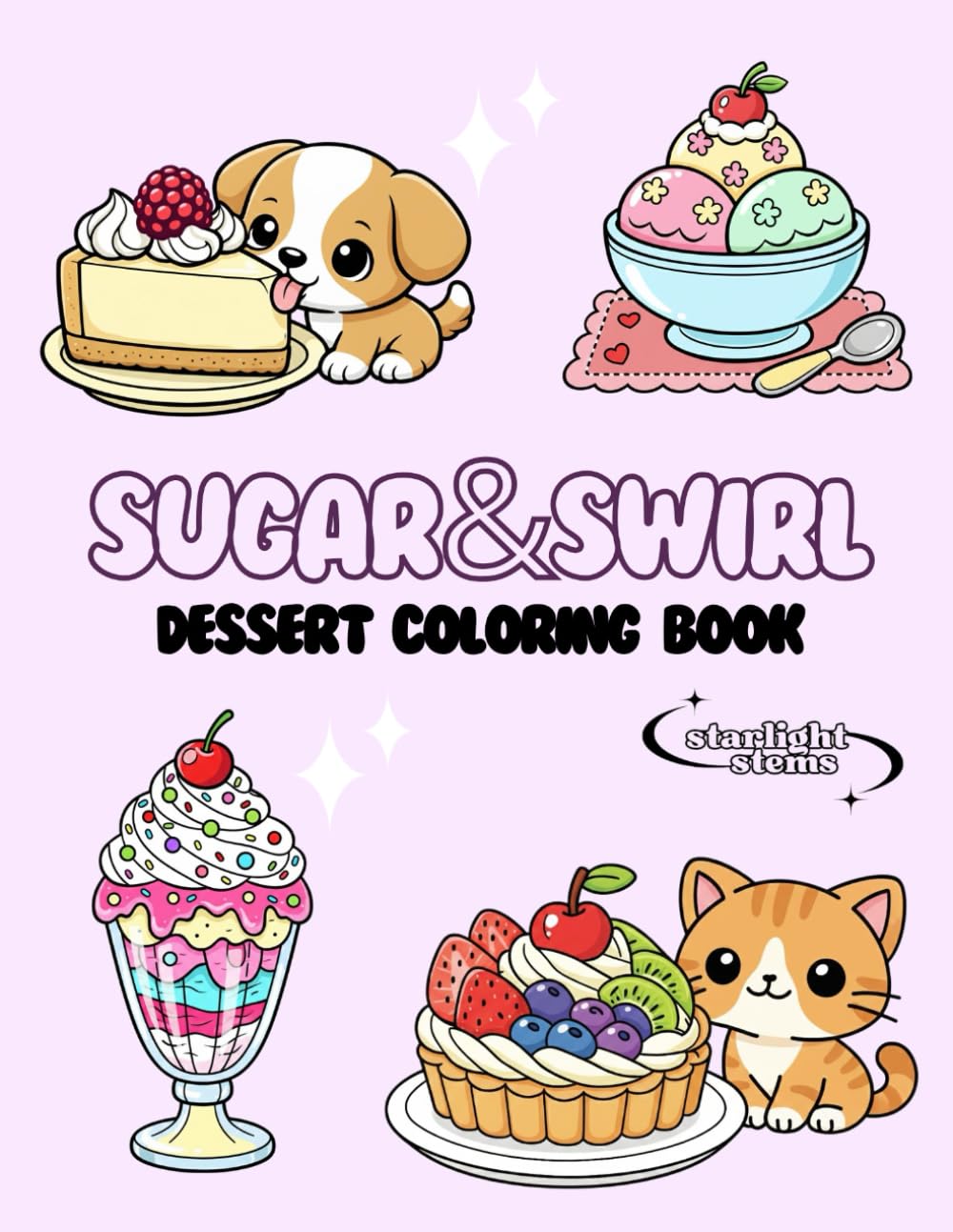 Sugar&Swirl - Dessert Coloring Book
