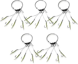 Amazon.com : R&R TACKLE Advanced Design Deep Drop Rigs | 5 Pack Deep ...