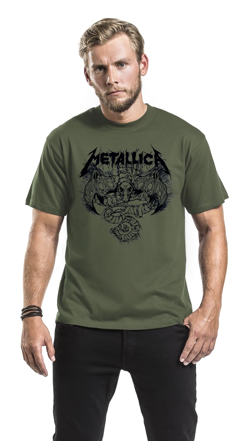Metallica Roam Blast Olive Männer T-Shirt Oliv Band-Merch, Bands