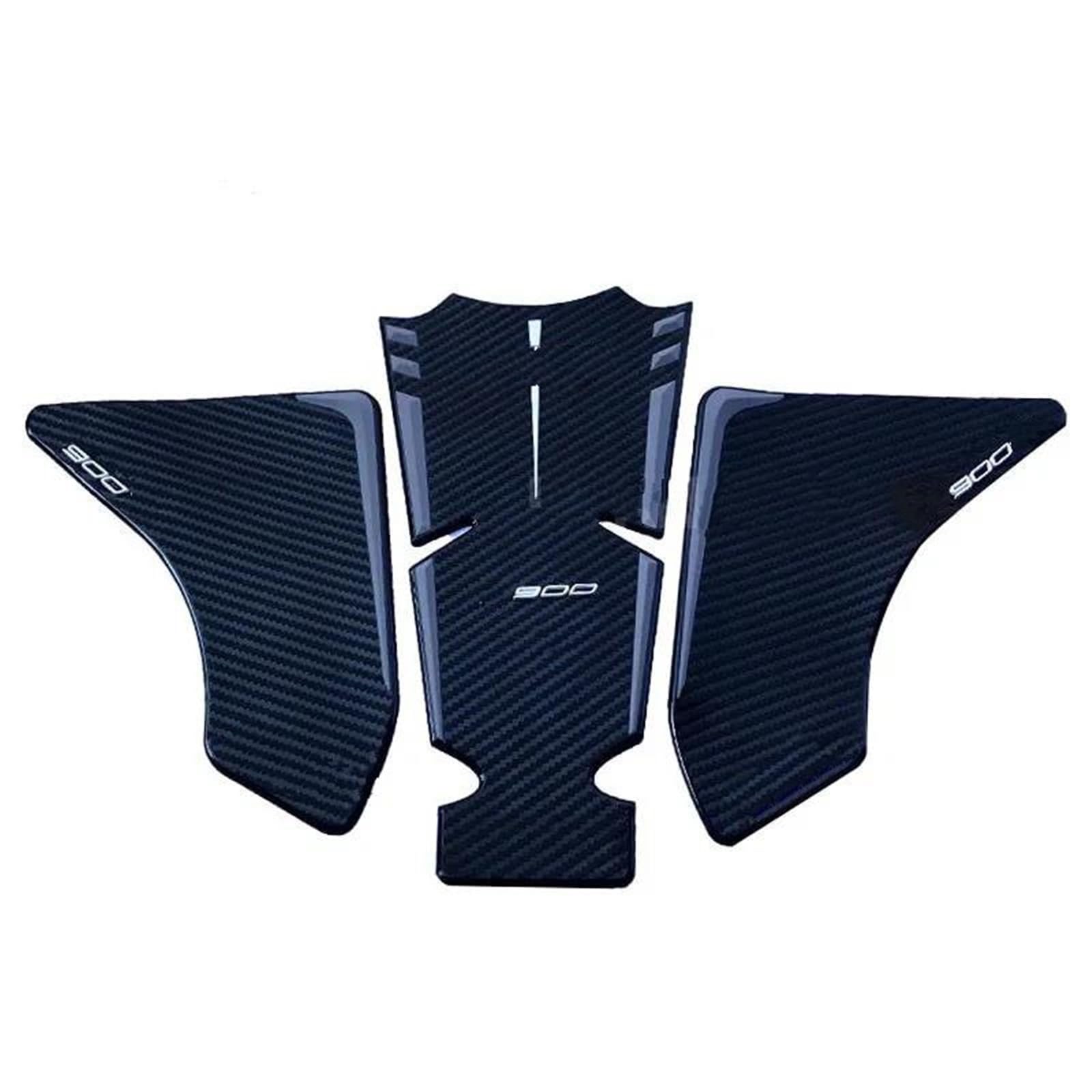 for F900R 2020 2021 2022 Motorcycle Fuel Tank Pad 3D Fishbone Sticker Cover Decoration GFVFGNLNNA