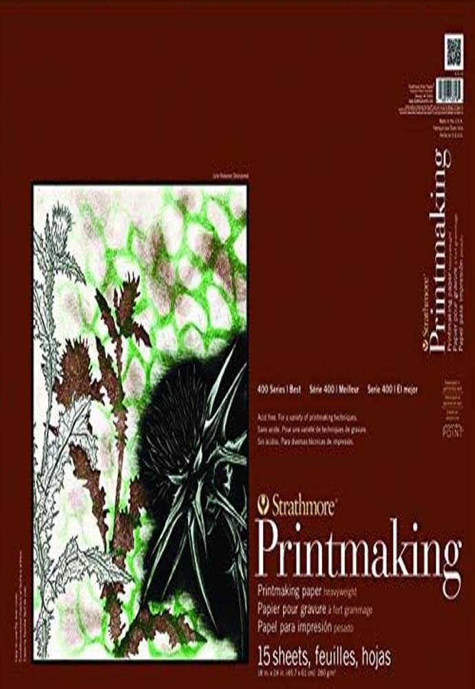 Strathmore Printmaking Paper Pad 11"X14"-15 Sheets -62433110