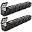 2 Pack Weekly Pill Organizer, Large 7 Day Pill Case, Daily Vitamin Case Medicine Box, AM/PM Pill Containers for Medicine Supplements Fish Oil (Black & Black)