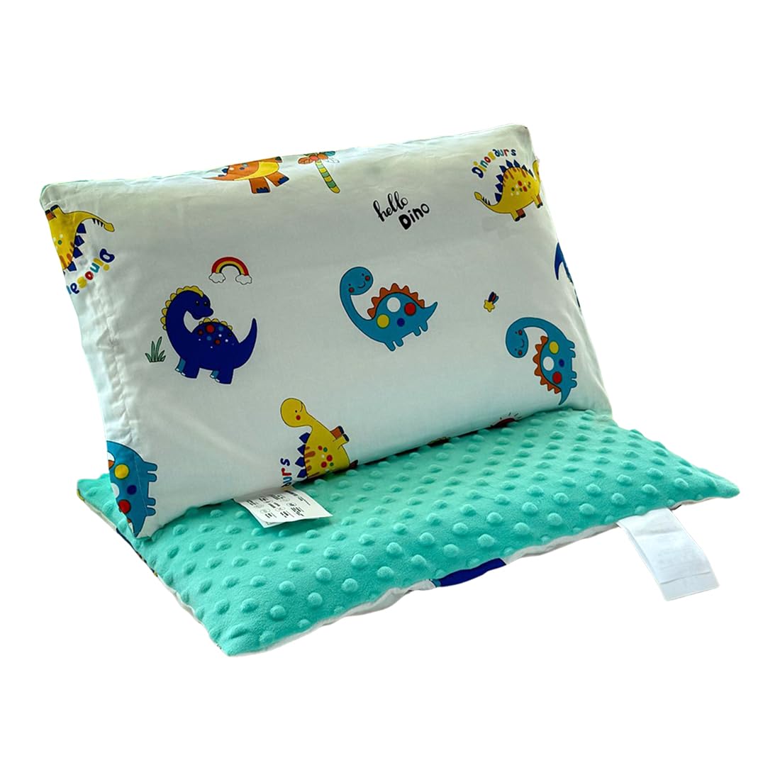 Federa per Cuscino Modello Dinosauro 30x50 cm Morbido Traspirante per Bambini Neonati
