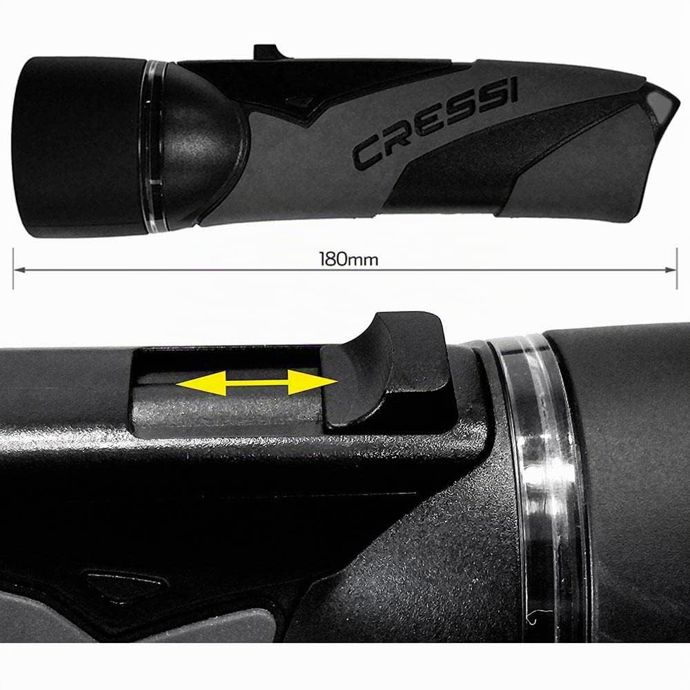 Cressi Lumia+ Torch - Antorcha de Buceo Unisex Adulto