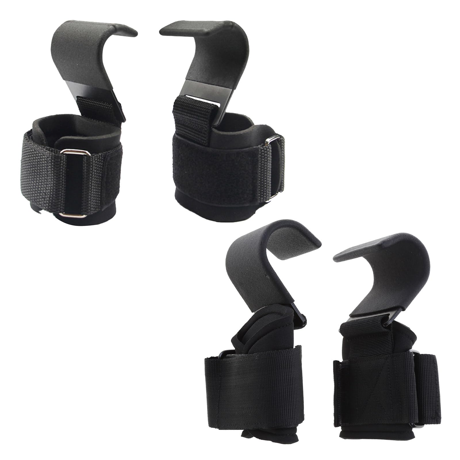 Ganci Con Rivestimento Antiscivolo Ganci Sollevamento Pesi Palestra Ganci Fitness Con Supporto Polso