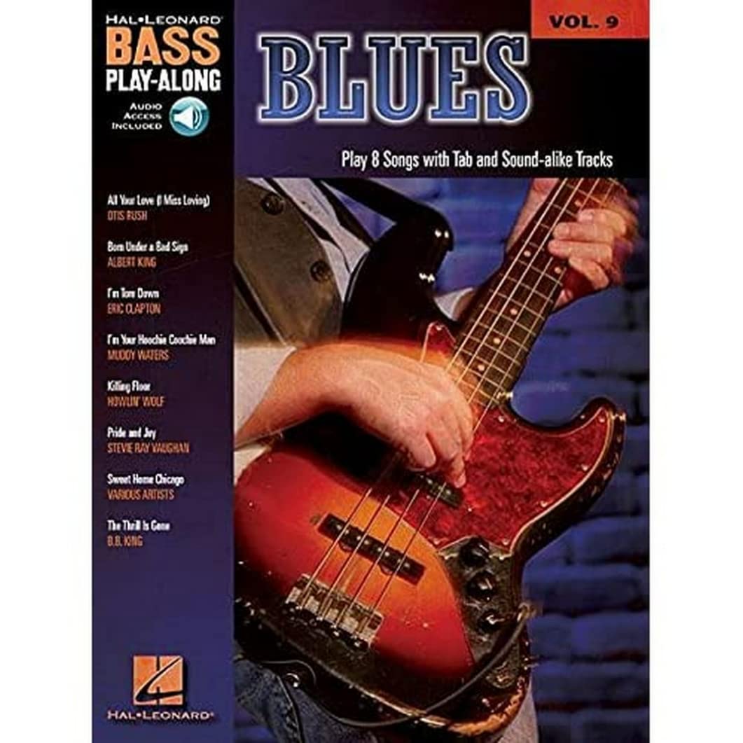 Blues Bass Play-Along - Volume 9 | Bass Guitar Transcriptions and Tab Songbook | Play Along Sheet Music with Backing Tracks and Online Audio Access | ... Play Blues Bass Quickly (Bass Play-along, 9)
