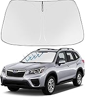 Vista 296 de Proadsy 2025 - Parasol para parabrisas actualizado con ajuste personalizado para Nissan Rogue 2014-2020, protector plegable de 4 capas