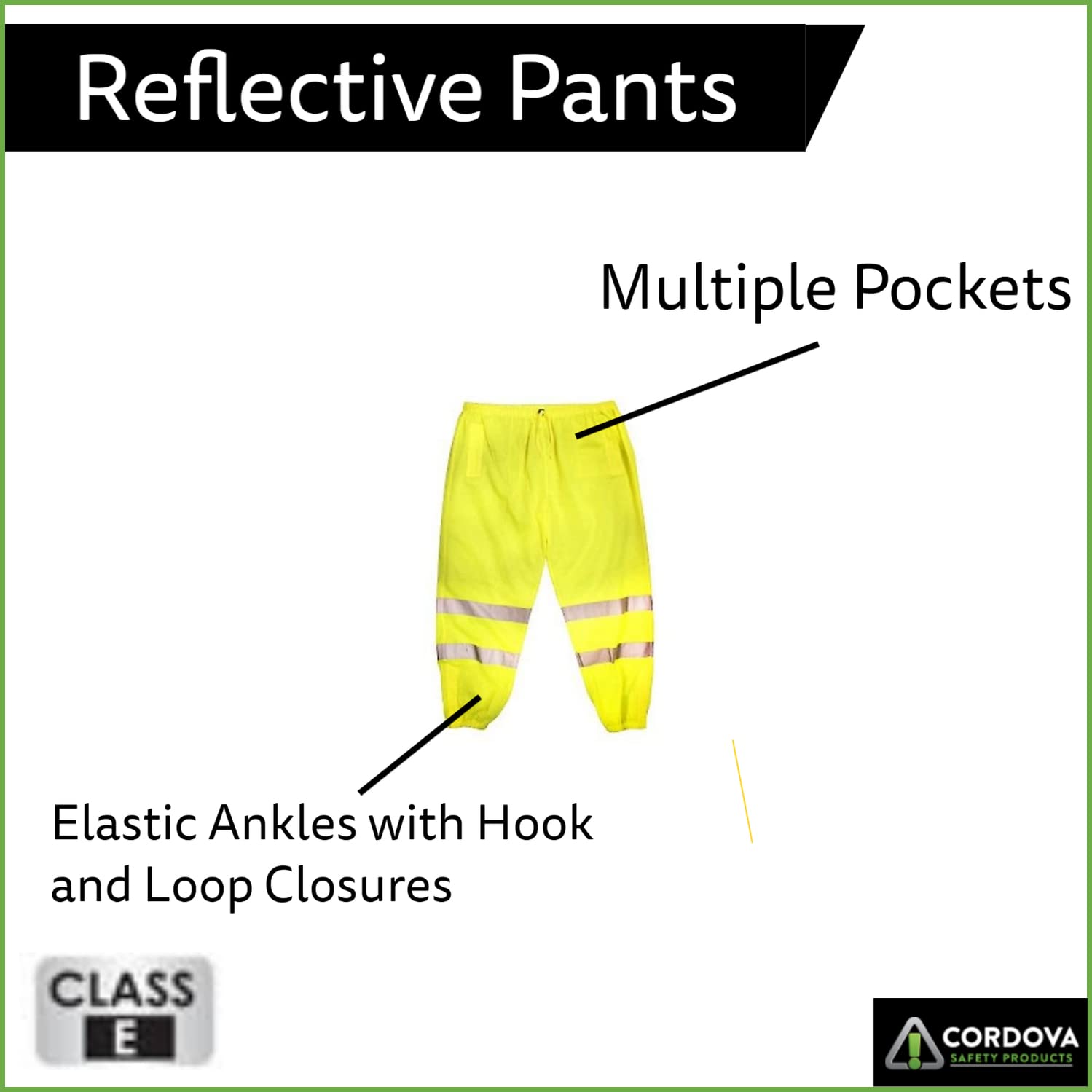 Pinnacle/Topps Safety Men's Work Pants P20 - Black / 36