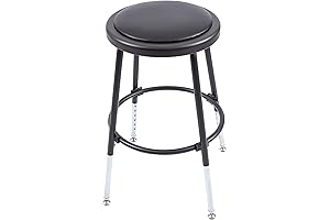 Stand Up Desk Store Stackable Adjustable-Height Classroom Office Workstation Stool