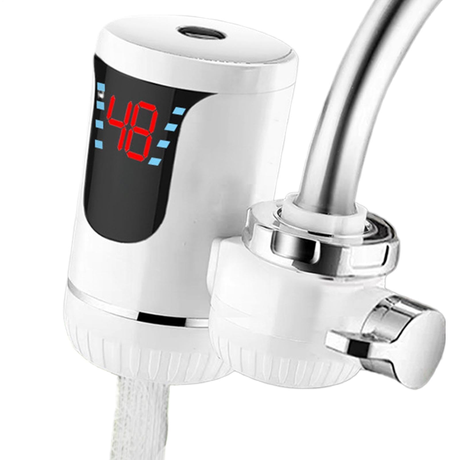 Parti riscaldanti rotanti del rubinetto dell'acqua calda istantaneo Fixat | Rubinetto elettrico impermeabile per lavandino, per cucina, casa, bagno, hotel, appartamento, elettrico B