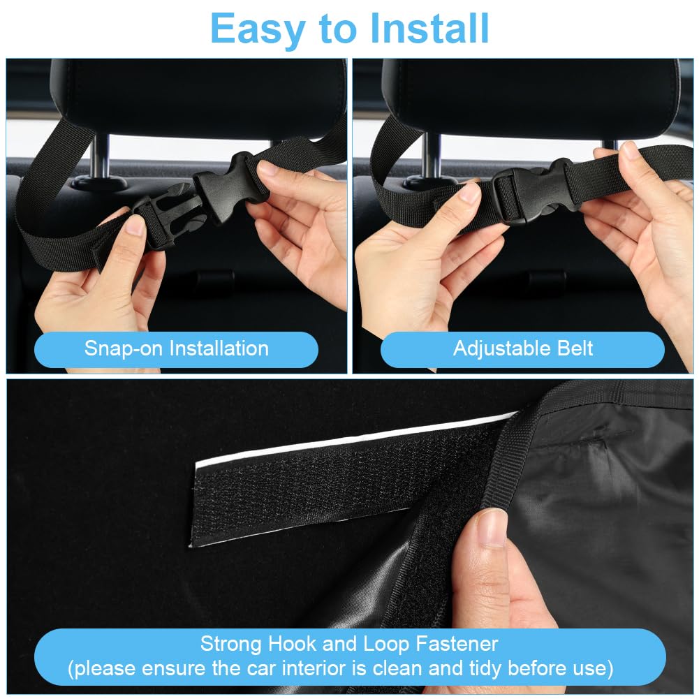 AUYAO Protection Coffre Voiture Chien, Universel Housse de Protection Couverture Imperméable et Facile à Nettoyer, Résistant et Durables, avec Protection Latérale, pour Voitures, SUV, 180 * 105cm