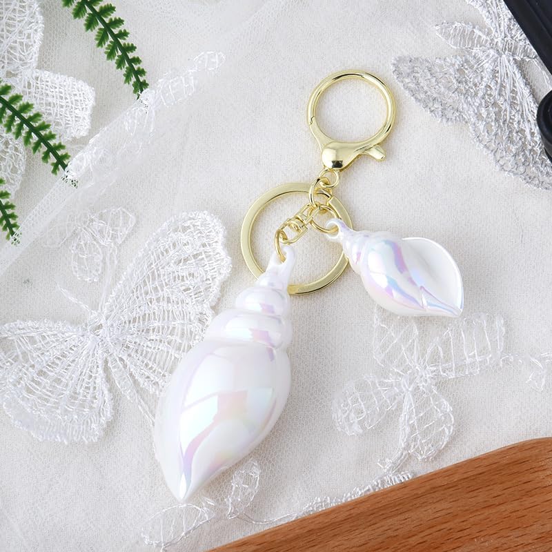 YALLNASL Beach Bag Accessories for Women Girls Beach Keychains for Purse Tote Bag Seashell Charms for Handbag Backpack Shell - Image 7