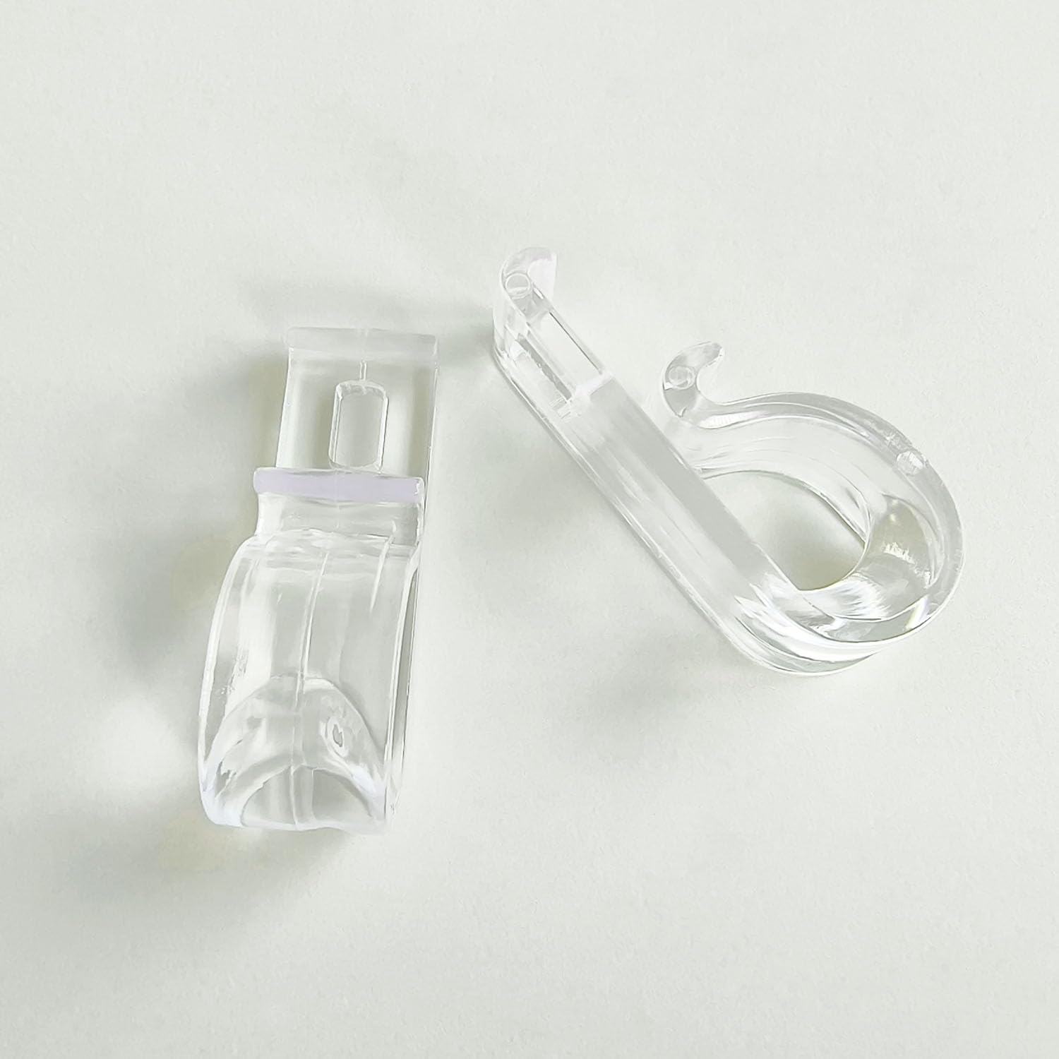 8 Clips De Sécurité Pour Stores - Fixation Murale Transparente - Pour Cordons Et Chaînes De Stores - Protection Enfants Et Animaux