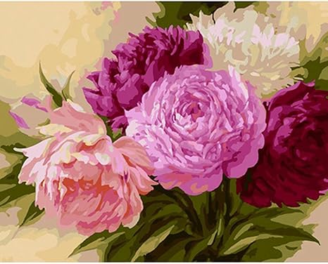 Amazon Lovethefamily 数字油絵 数字キット塗り絵 手塗り Diy絵 デジタル油絵 ピンクの花 40x50cm ホーム オフィス装飾 手芸キット 通販 Amazon Lovethefamily 数字油絵 数字キット塗り絵 手塗り Diy絵 デジタル油絵 ピンクの花 40x50cm ホーム オフィス装飾 手芸キット 通販