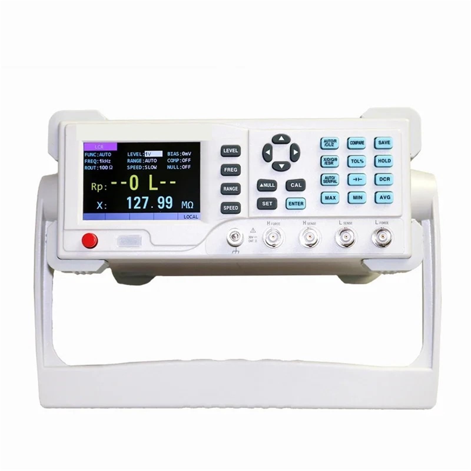 Medidor LCR, Medidor LCR de escritorio ET4410, instrumento digital for medir la capacitancia, resistencia e inductancia puentes eléctricos