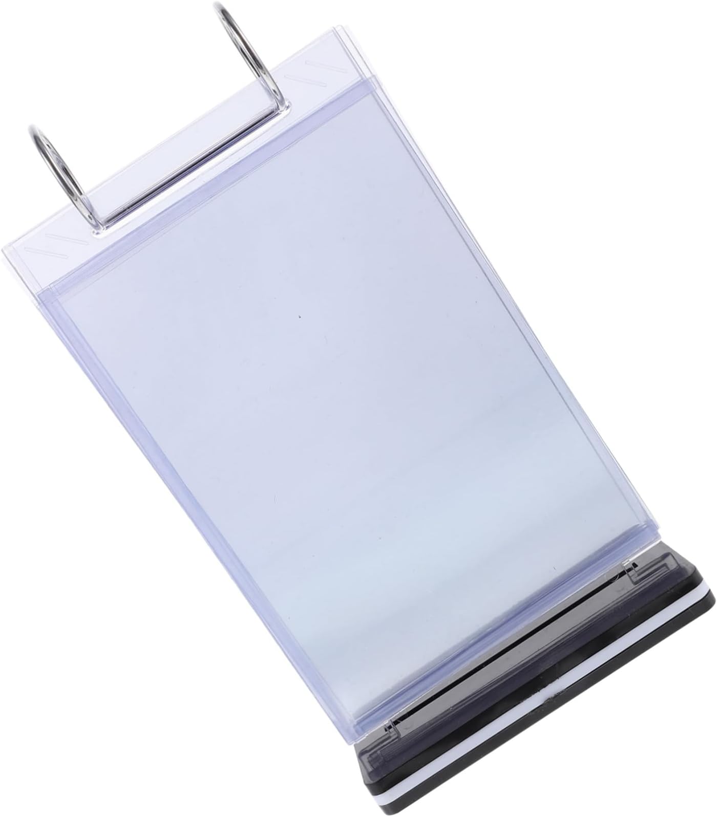A4 Acrylic Table Card Flip Display - 6 Pages (12 Sides), Double-Sided, Vertical Stand For Menus, Photos, Signs (8.25 X 11.75 Inch)