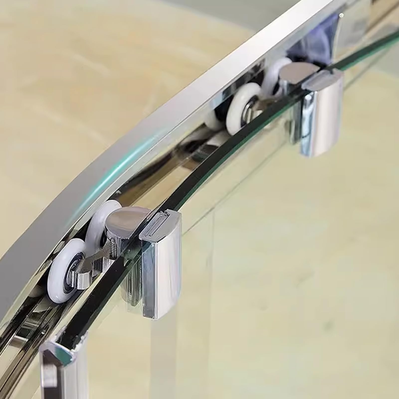 Kit Cuscinetti Box Doccia VR - 2 Rotelle In Acciaio Per Porte Scorrevoli, Made In Italy - Foto 8