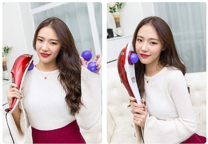 Twiclo Dolphin Modeling Massage Cervical Lumbar Body Full-function Electric Massage Stick