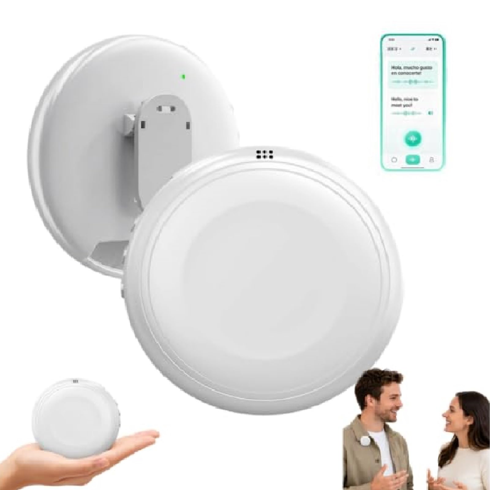 AI Smart Wearable Translator Device Supporting 165 Languages