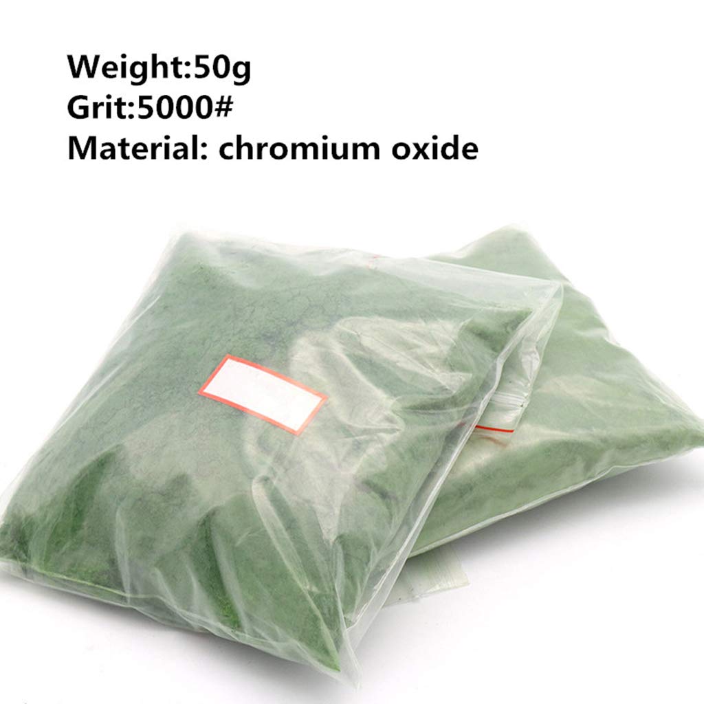 Polierpulver 50g Bernstein Polierpulver Glas Verbundstoff Chrom Power 5000# Körnung