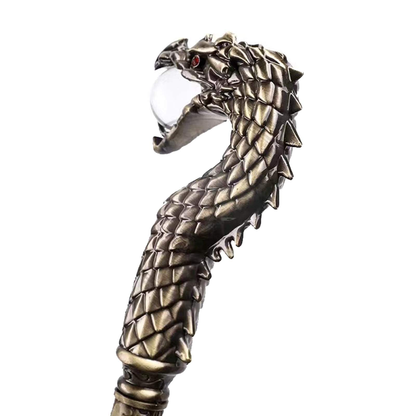 金属製 ドラゴンヘッド 杖 ステッキ 【公式通販】