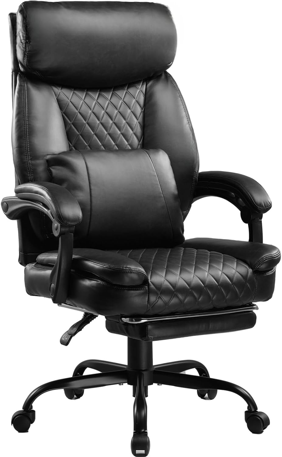 COMHOMA Executive Office Chair with Footrest, Comfy Ergonomic Desk Chair High Back