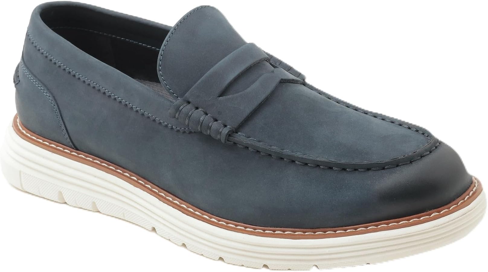 Amazon | ケンブリッジ イーズ ローファー NAVY 25.0cm M メンズ 