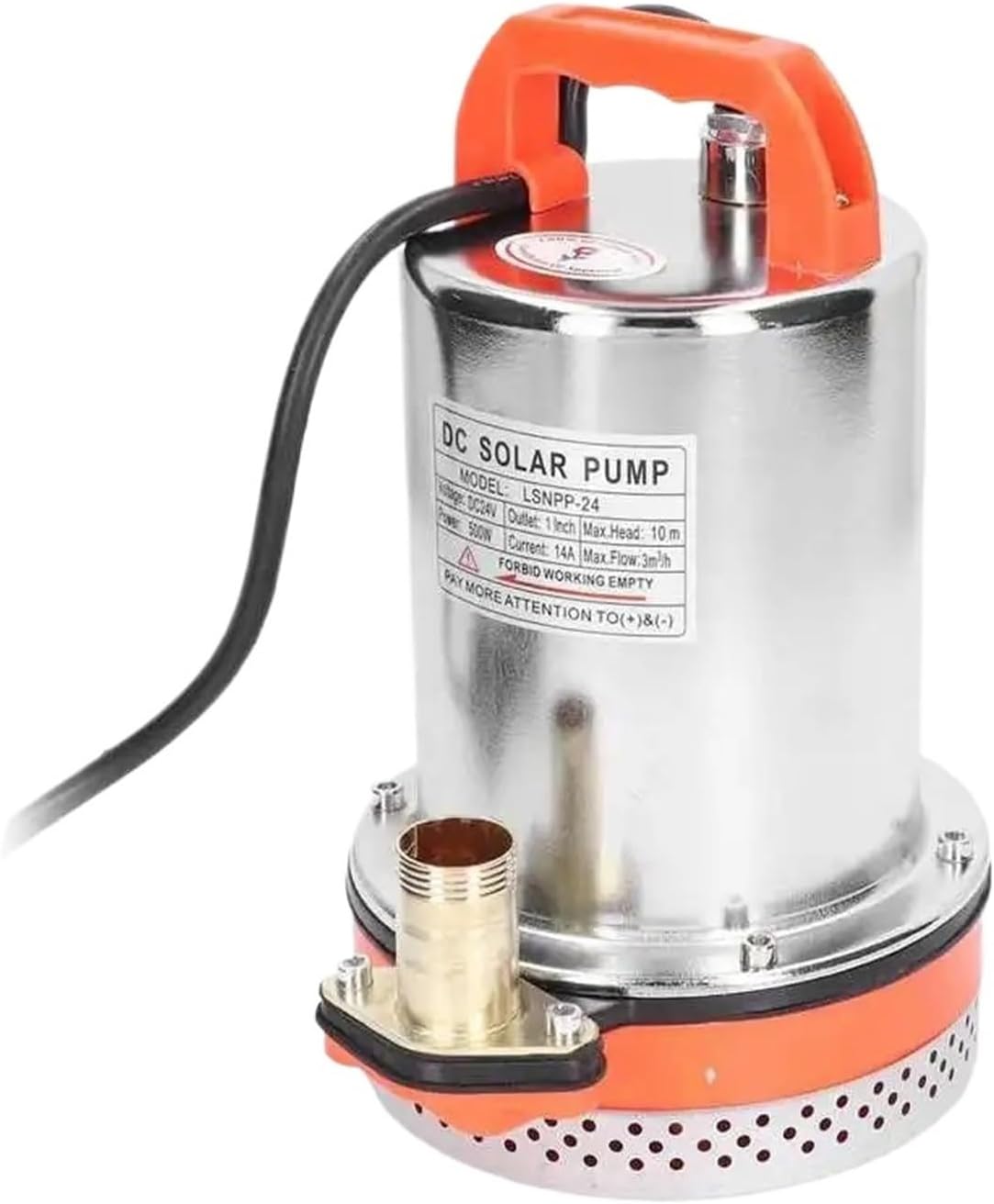 1pc 12V 24V Submersible Pump Deep Well Water Pump 180W 220W Garden Irrigation Water Pumps Home Garden Supplies(DC 24V 220W)