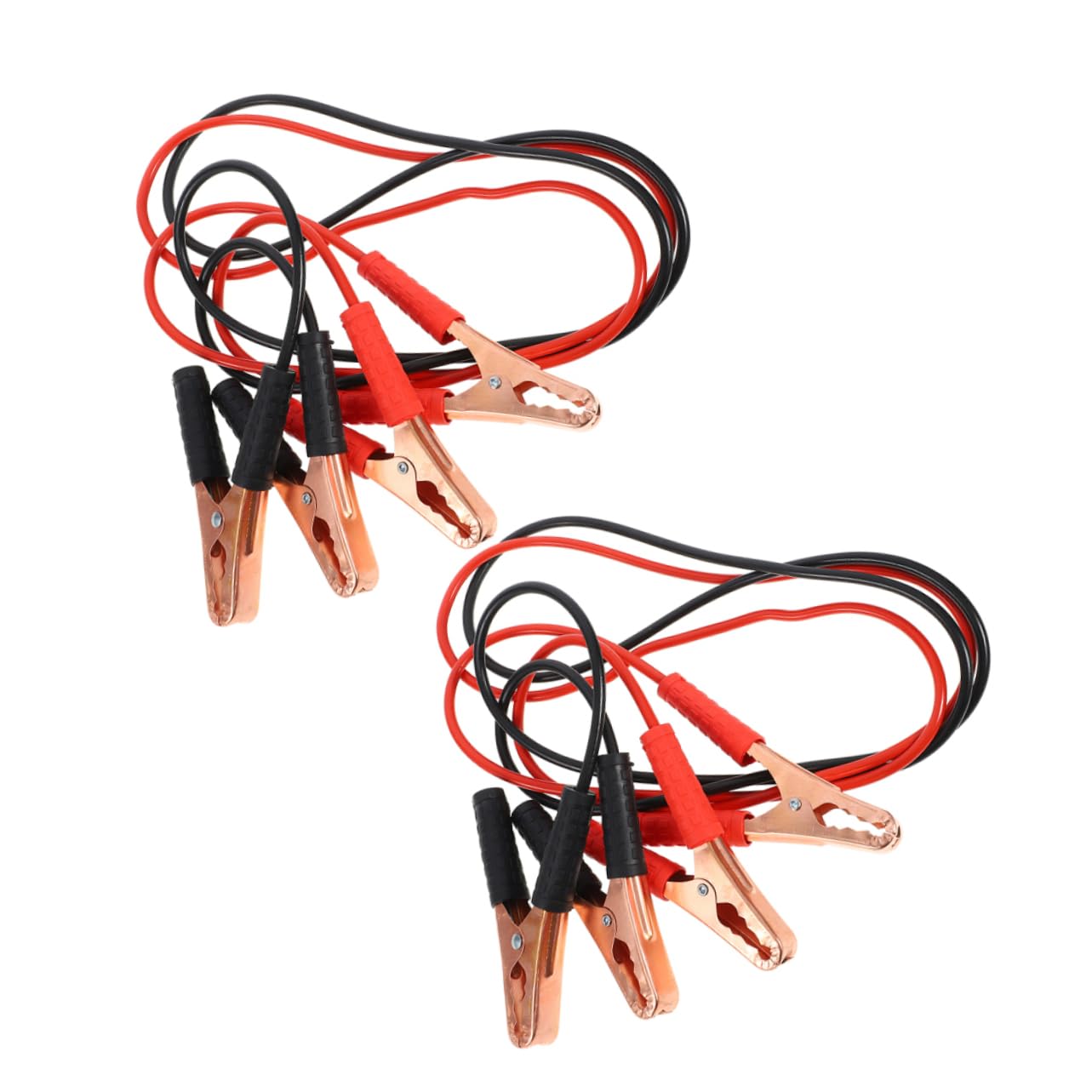 2piezas Cable De Batería Para Coche Cables De Abrazaderas Kit De Emergencia