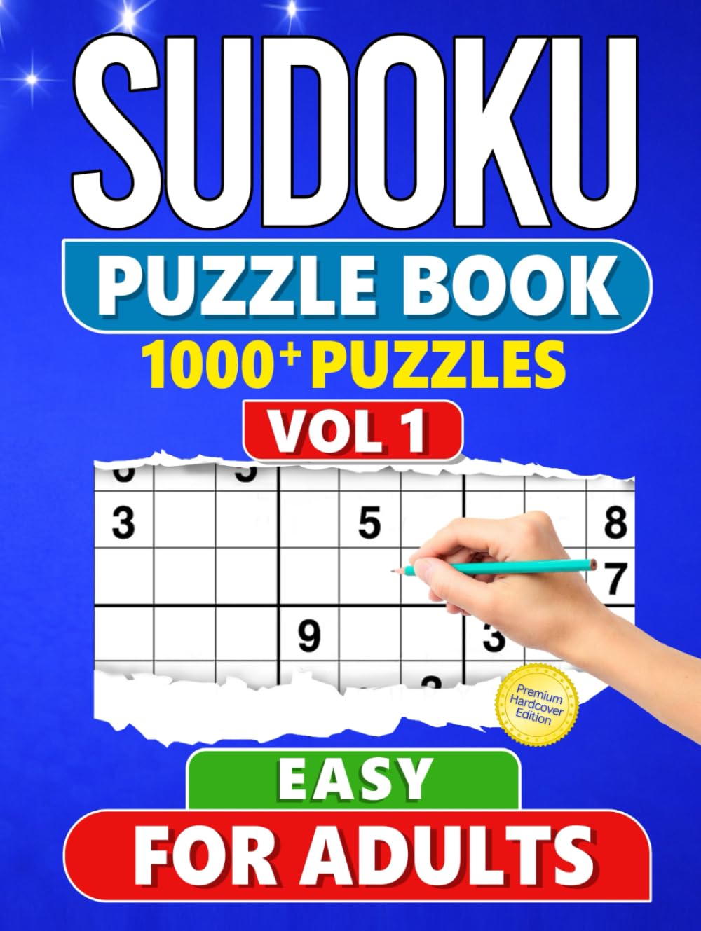 Sudoku Puzzle Book for Adults: 1000+ Easy Level Puzzles with Solutions - Vol 1
