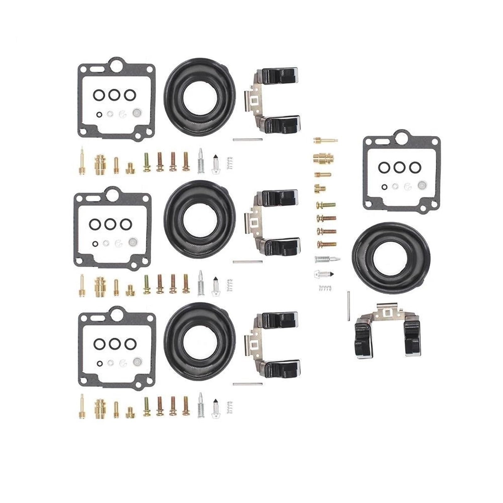 Ajuste De Carburador Kit De Reparación Carburador Motocicleta para XJ700 Maxim X 1985-1986. Incluye Junta, Diafragma Vacío Y Flotador Kit Reemplazo