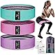 RenoJ Widerstandsbänder, Fitnessband Bootyband, 3 Set Resistance Bands Pull Up, Pilates Stoffbänder für Workout, Yoga, Training, Fitnessstudio, Zuhause